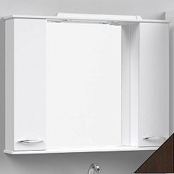 Водолей Зеркальный шкаф Колумбия 105 венге – фотография-1